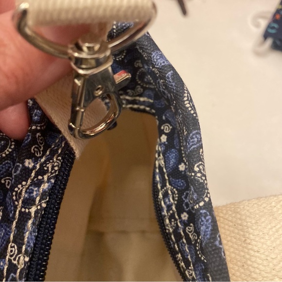 Land's End Super cute Paisley canvas mini tote bag - Picture 4 of 9